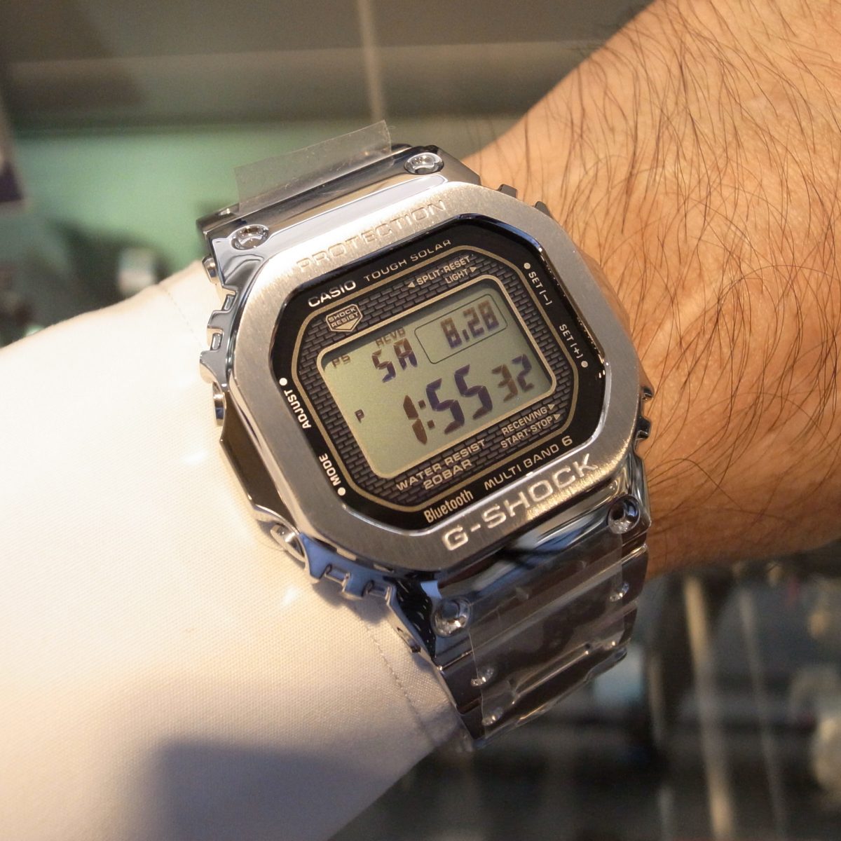 G-SHOCK GMW-B5000D-1JF フルメタル シルバー Gショック