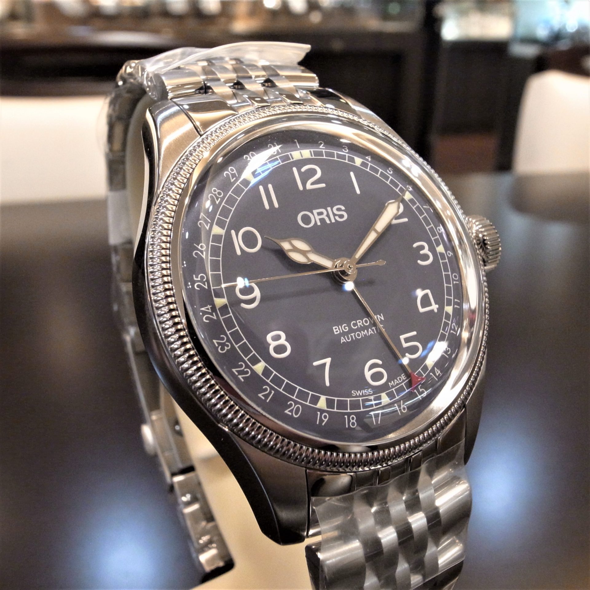 ORIS　オリス　ＢIG ＣRＯWＮ 　ポインターデイト　01 754 7741 4065-07 8 20 22